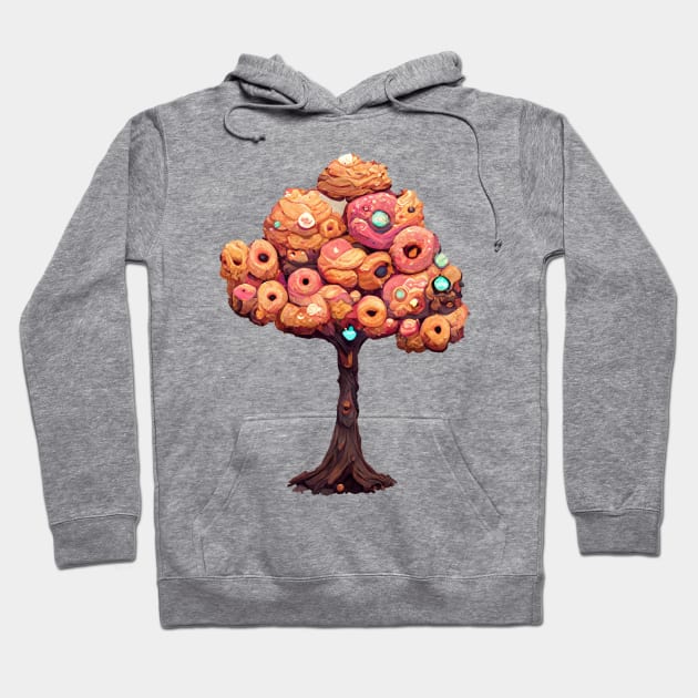 Donut Tree #1 by dozydonut Hoodie by dozydonut